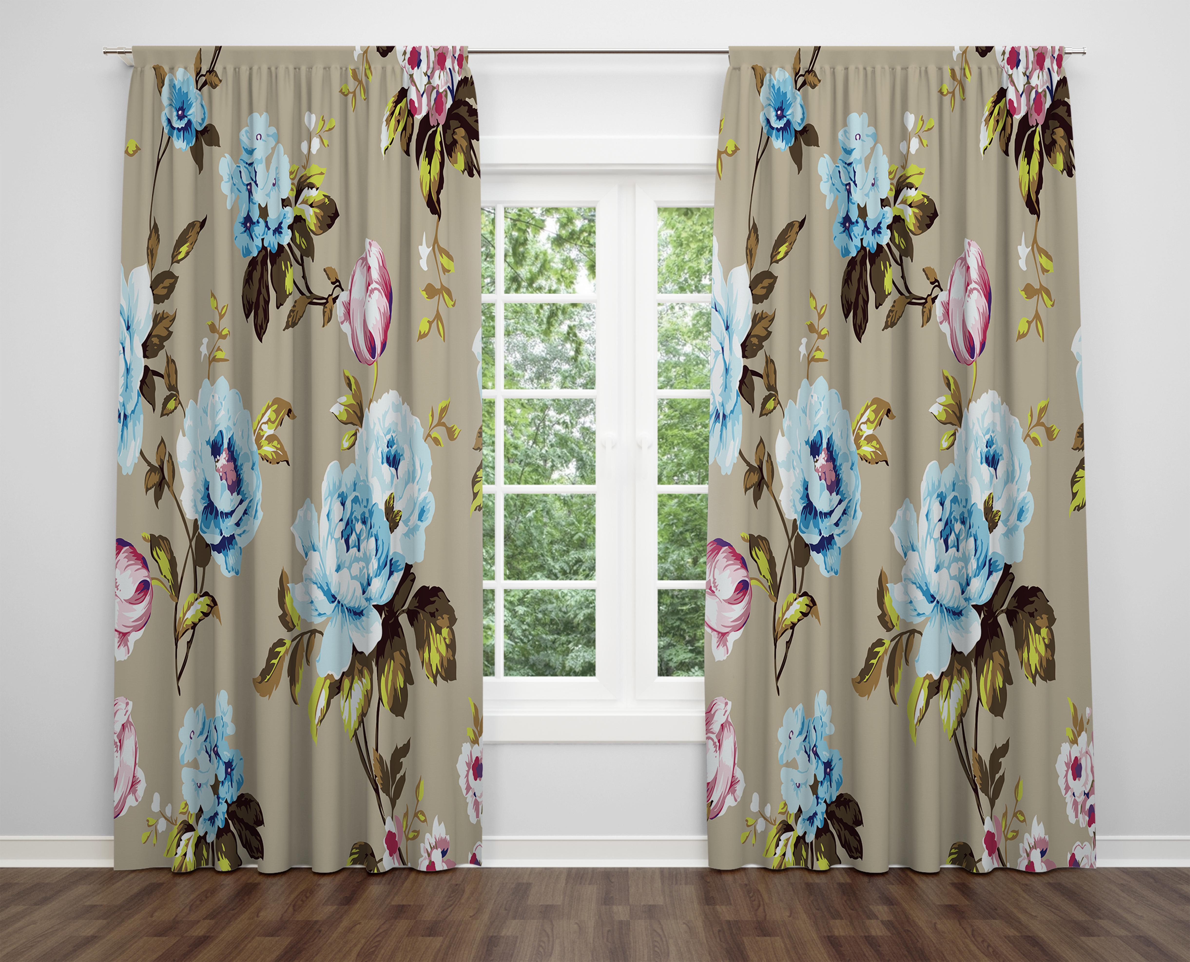 

Декоративний дизайн, високоякісна бавовняна тканина, ви можете вибрати одну або подвійну фіранку з крила 1 piece різнокольоровий