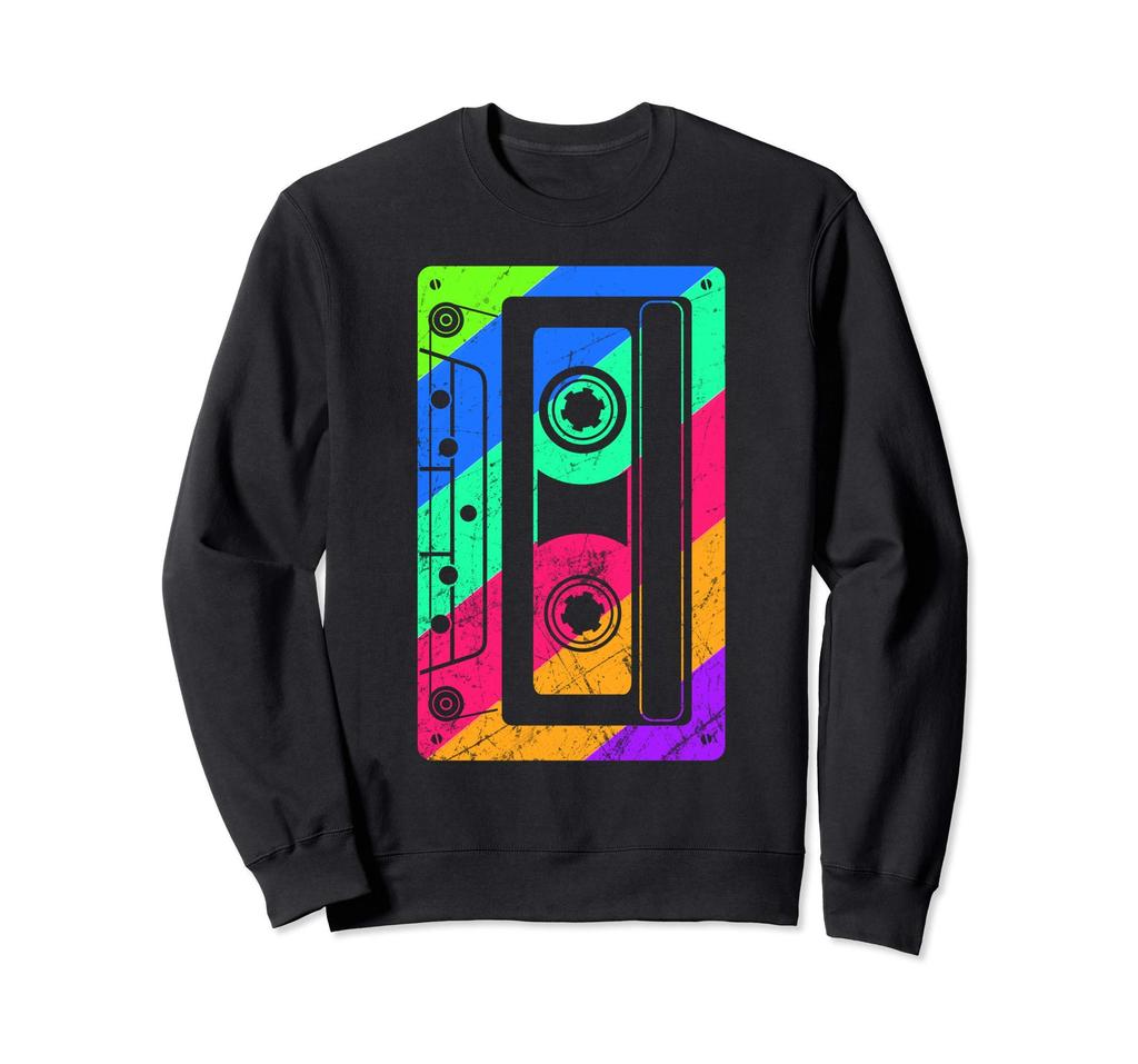 Retro 80s Cassette Tape Vintage 90s Mixtape Costume Sweatshirt