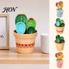 Aanrecht Maatschepjes Set 4 Stuks Bloemenschepjes Set, Keramische Nestelbare Bekers met Standaard, Koffie En Thee Schattig Keuken Bakgereedschap voor Thee, Cadeau