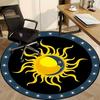1pc Sun Moon Symbol Chair Carpet for Office,  Soft and Durable Office Rug for Interior Decoration, Perfect for Office yy251227091