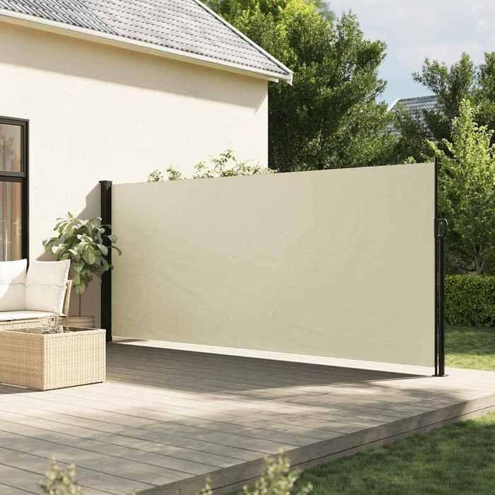 VidaXL Auvent Latéral Rétractable, Brise-vue de Jardin, Écran de Protection, Écran de Balcon Terrasse Arrière-cour 4004535