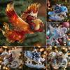 Animal Christmas Ornaments 2D Flat Acrylic Seasonal Decoration Hangable Holiday Decorations For Xmas Tree Hanging Pendant Decor