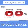 Stainless Steel 3/8 to 1/4 Pan Tilt Tripod Adapter with Dual Hole Conversion Nut