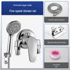 XuanYong Exposed Thermostatic Shower Mixer Faucet with 5-Spray Head Set