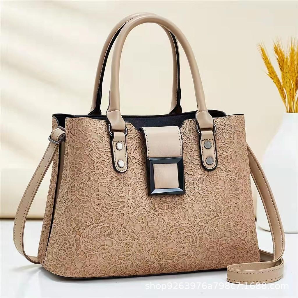 Stylish And Spacious Pu Tote Bag For Women With Versatile Colors And Retro Design