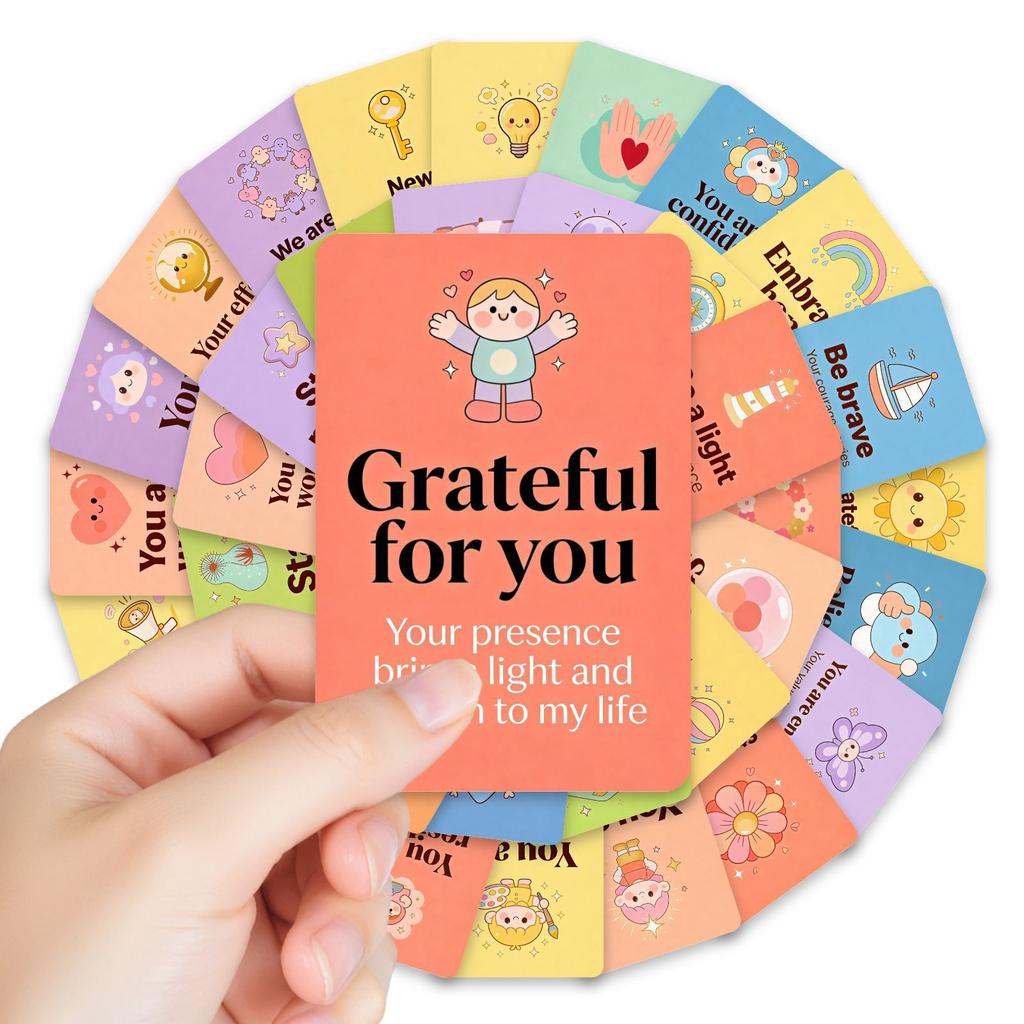 36 Positive Affirmation Cards For Colleagues, Friends, And Family.