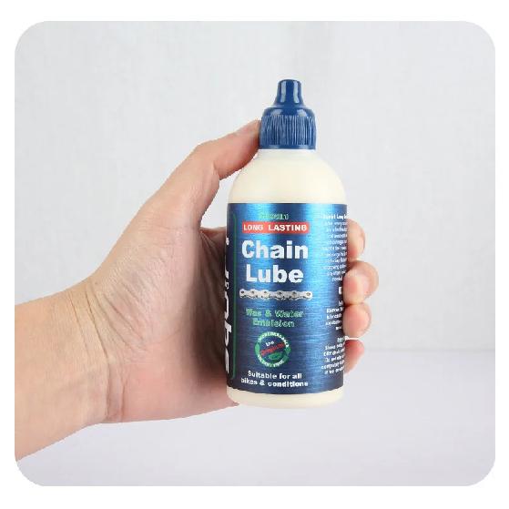 120ML Bicycle Chain Waxy Maintenance Oil Squirt MTB Road Bike Waxy Dry Chain Gear Oil Lube Chain Fork Flywheel Bike Accessories