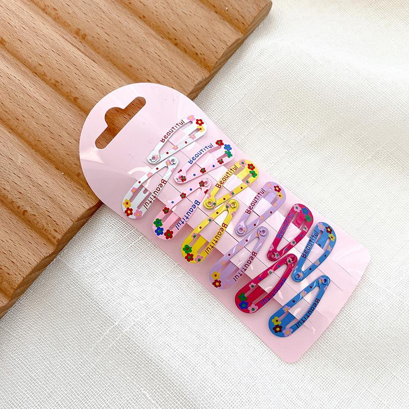 New Mini Printed Children BB Clip Cute Small Hairpins Girls Kids Hair Clips Pins Accessories Barrettes Headdress Hairclip