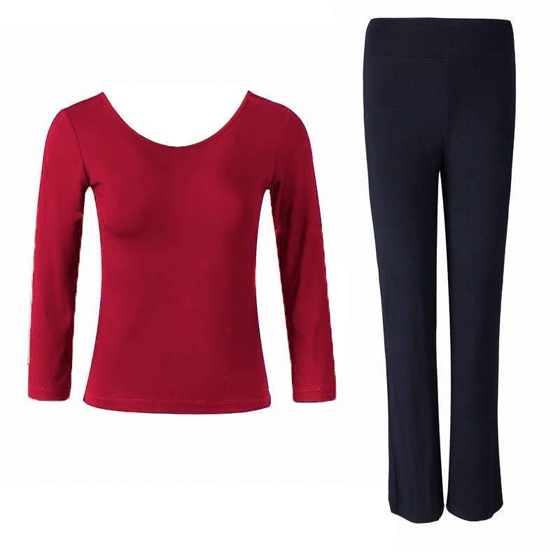 Elegantní dámský taneční tréninkový outfit - Stylová modální tréninková souprava