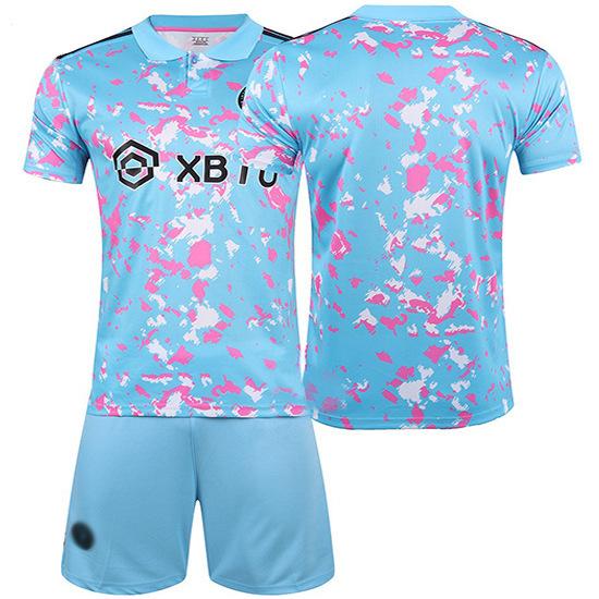 2324 Miami International Soccer Uniform No. 10, Major League Blue Training Uniform Sportswear kids size 16