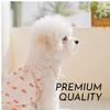 2026 New Korean-style Floral Dog Dress, Cute Bow Camisole Skirt for Small Dogs, Cats, Teddy & Bichon, Lightweight Daily Wear
