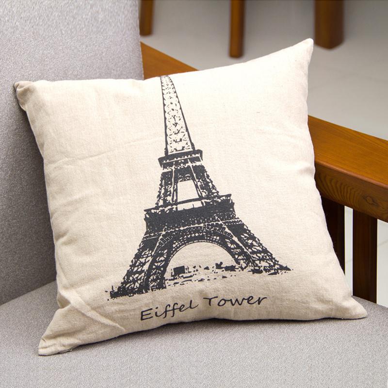 eiffel tower pillow case