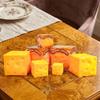 Extra Large Size Cheese Squeeze Toy Fast Rebound Cheese  Fidget Toy  Holiday Gift
