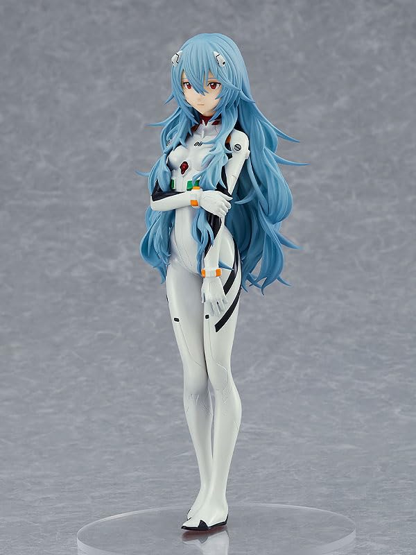 POP UP PARADE New Theatrical Edition Rei Ayanami Long Hair Plastic Complete Figure Second Resale Evangelion Ver. Non-scale Pre-painted
