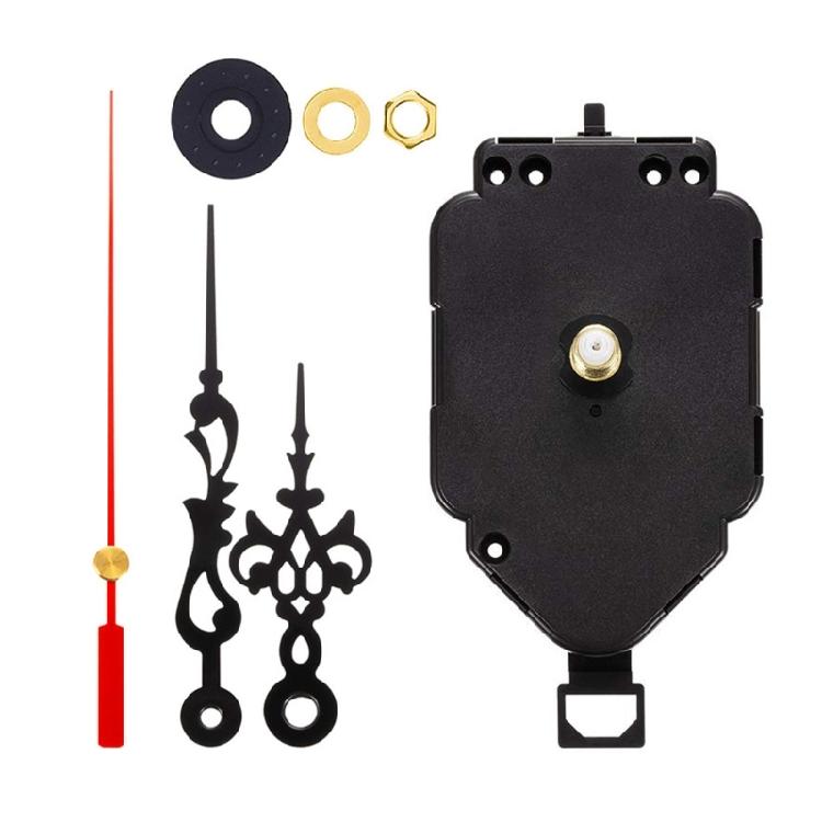 Clock Motor Set Multifunction Timepiece Mechanism with Elegant Hands for Wall Clocks Pendulum Clock Movement Repair Part
