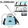 Shoulder Style Electric Sprayer 5L Watering Can With Spray Gun Automatic Garden Plant Mister USB Rechargeable Irrigation Tool