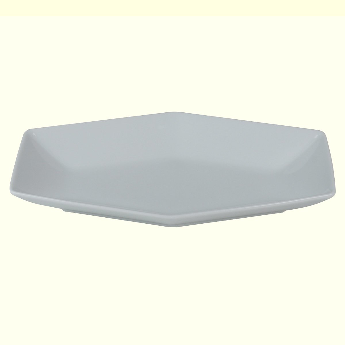 

Hakusan Porcelain Long Bowl, White Porcelain, (approx.) 24.5 x 13 x 3.5 cm, KIKKOU, Hasami Ware, Made in Japan