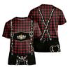 Heren Vintage Patroon Korte Mouw T-shirt met Retro Textuur Print Losse Pasvorm Casual Zomer Dagelijks Topje voor Festivals en Evenementen