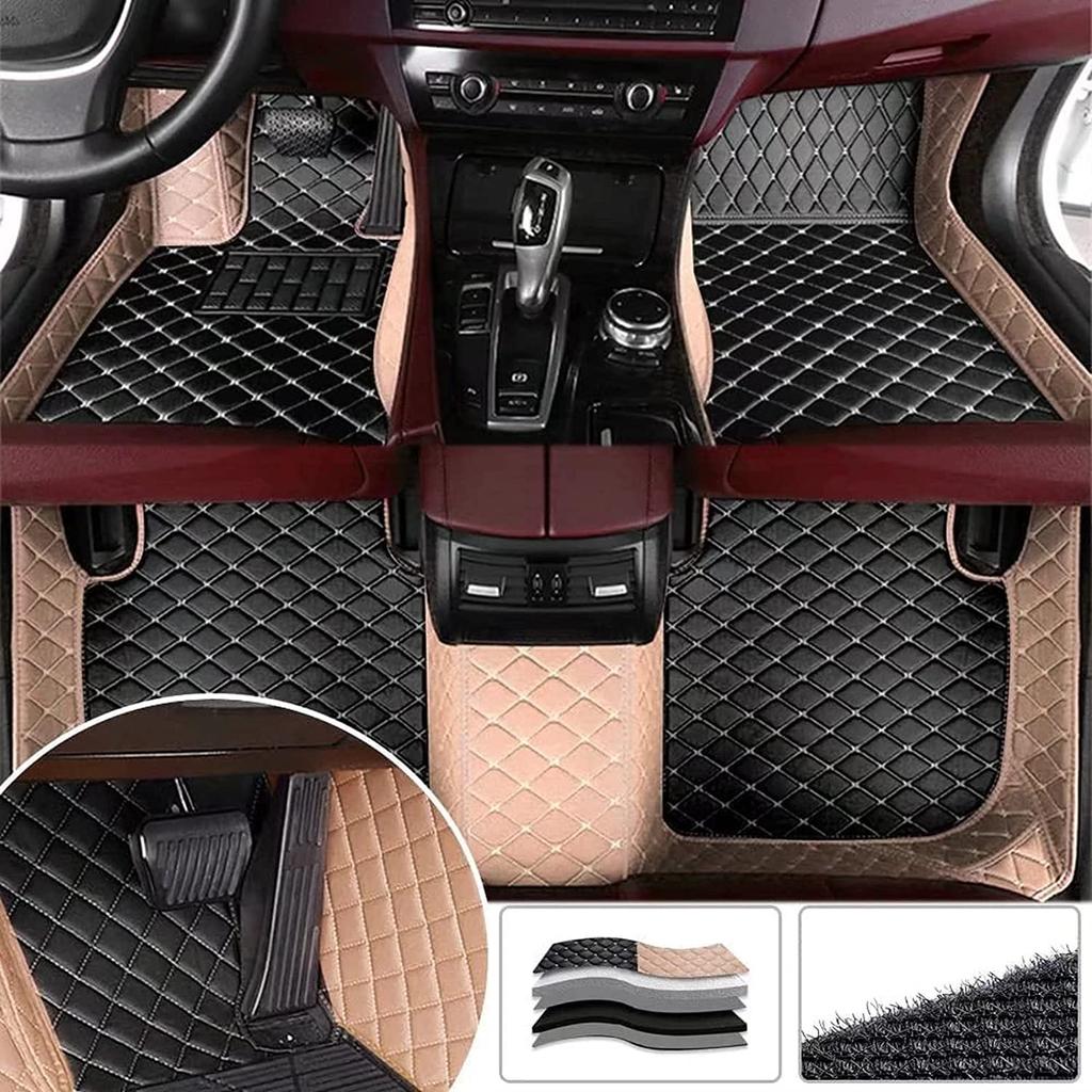 Artificial Leather Full Coverage Car Floor Mats for BMW X3 E83 2003-2010 F25 2011-2017 G01 2018-2024 X3 G45 2025 Car Accessories