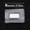 Magnetic Buckle Clothing Bags: Waterproof, Invisible, Strong Coat/Jacket Fasteners for Hand-Sewing.