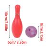 1/2sets Mini Bowling Set Physical Exercise Hand-Eye Coordination Training Backyard Indoor Outdoor Party Leisure Sports XJM