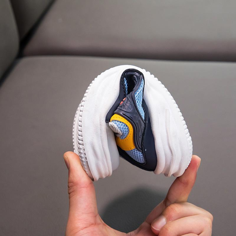 Children's new mesh sneakers spring and autumn versatile boys and girls casual running shoes Velcro comfortable soft sole