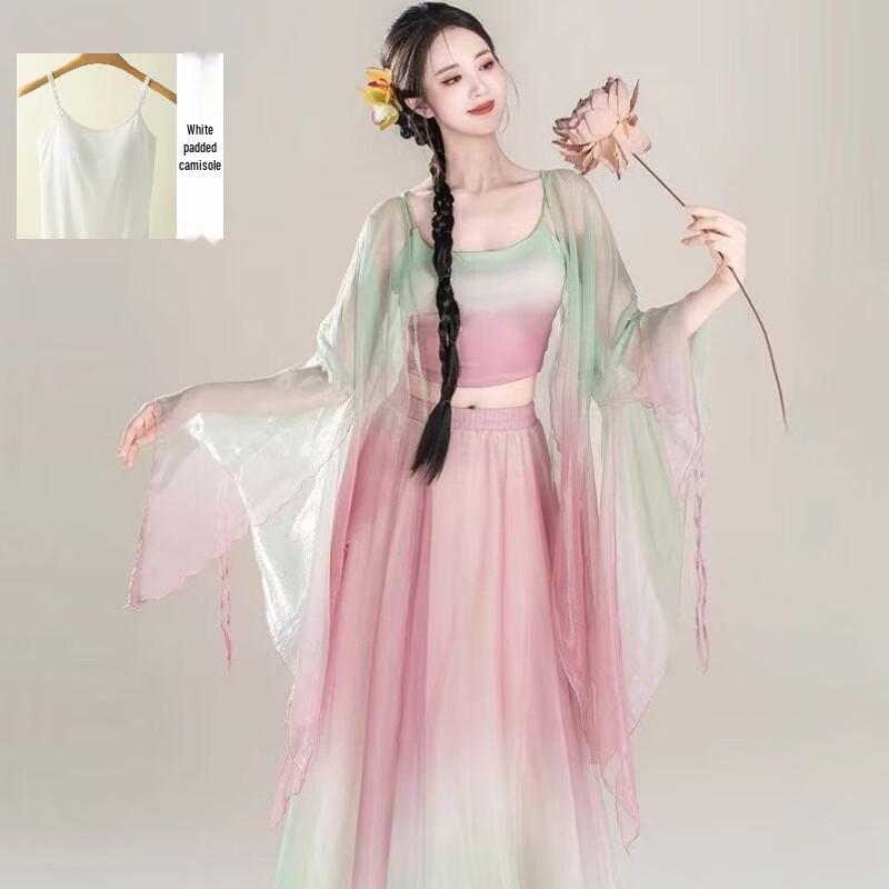 Women s Flowing Gradient Classical Dance Dress XL