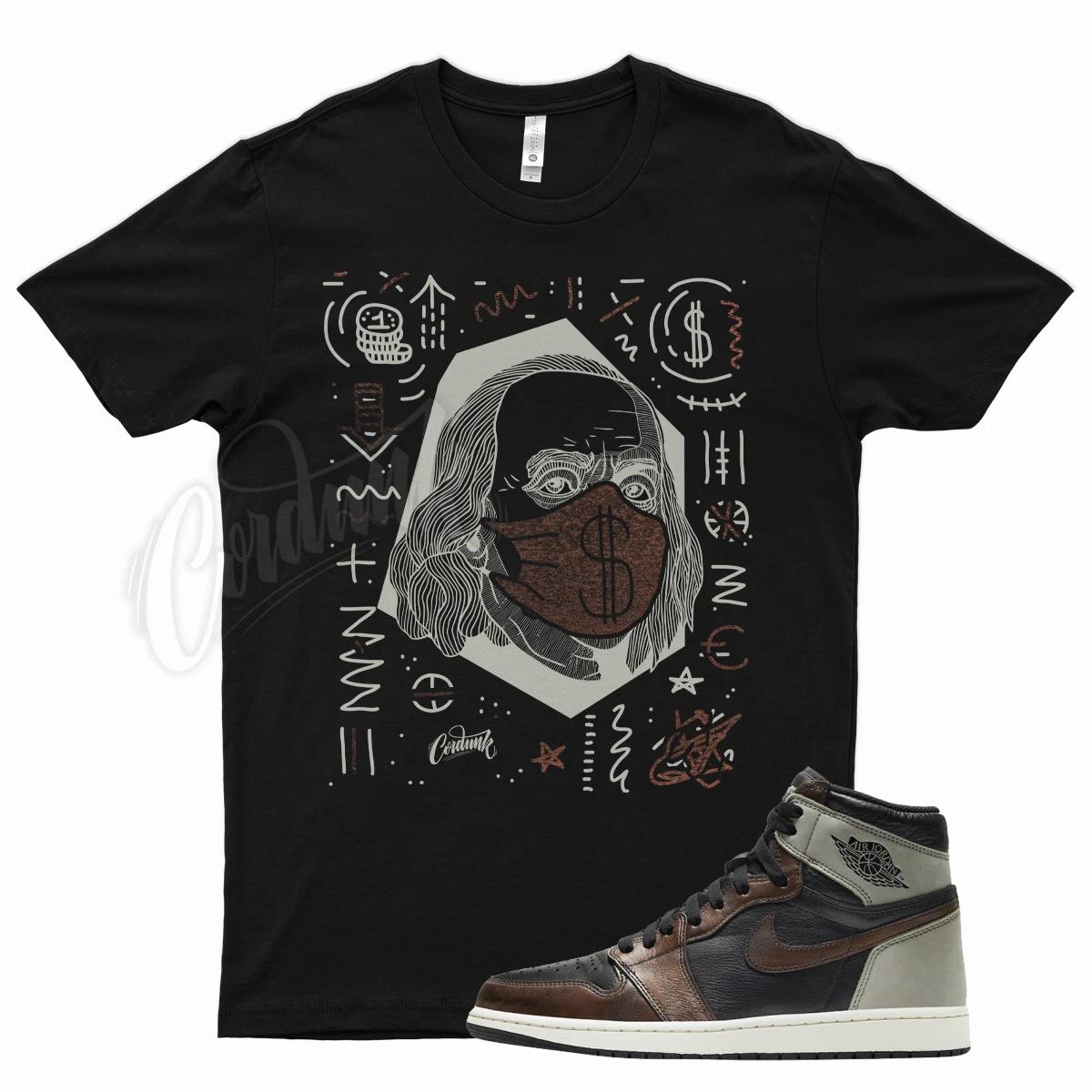 

Black BF T Shirt for J1 1 Patina Light Army Sail Mint Rust Shadow Copper S