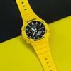 Casio G-Shock Classic Octagonal Carbon Fiber Core Protective Dual Display Waterproof Sports Quartz Watch Men watches Black GA-B2100C-9APR