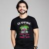 Glamping Queen Stilvolle Freche Intelligente Oberteile T-Shirts Niedlich Rundhalsausschnitt Sommer Kurzarm Reine Baumwolle Erwachsenen T-Shirts Geburtstags Oberteile Hemden