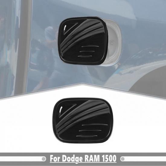 For Dodge Ram 1500 -2025 Gloss Black Car Fuel Filler Door Tank Cover Gas Cap