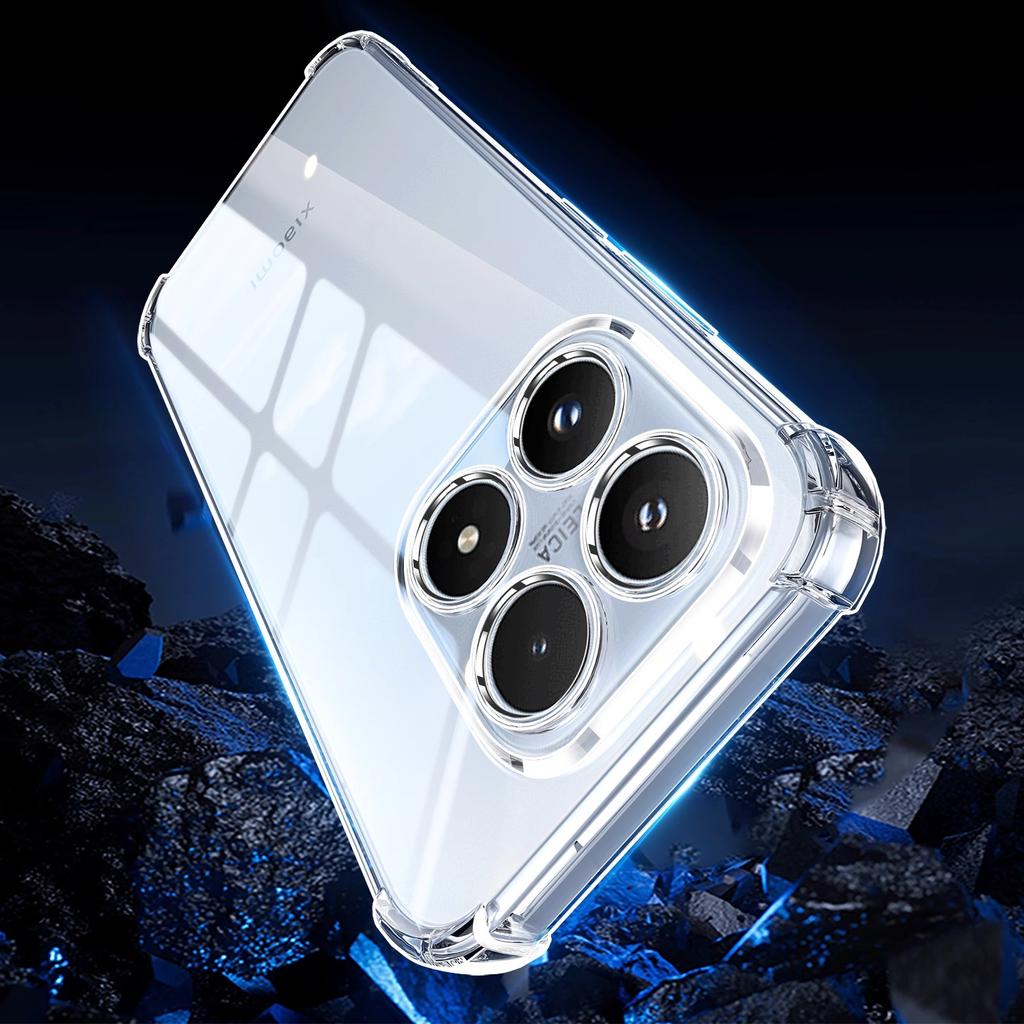 EUCAGR Airbag Transparent TPU Shockproof Case For Xiaomi 17 Pro Max MI17 Back Cover Clear Shell Coque Fundas Xiaomi 17Pro Max