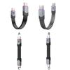 40Gbps Type-C To USB C Cable 15CM Type C To C Male PD240W Fast Charging Cord Specially for Game Tablets Phones