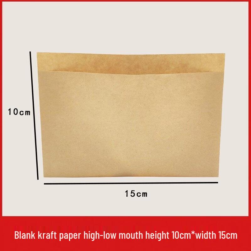 Greaseproof Kraft Paper Packaging Bags