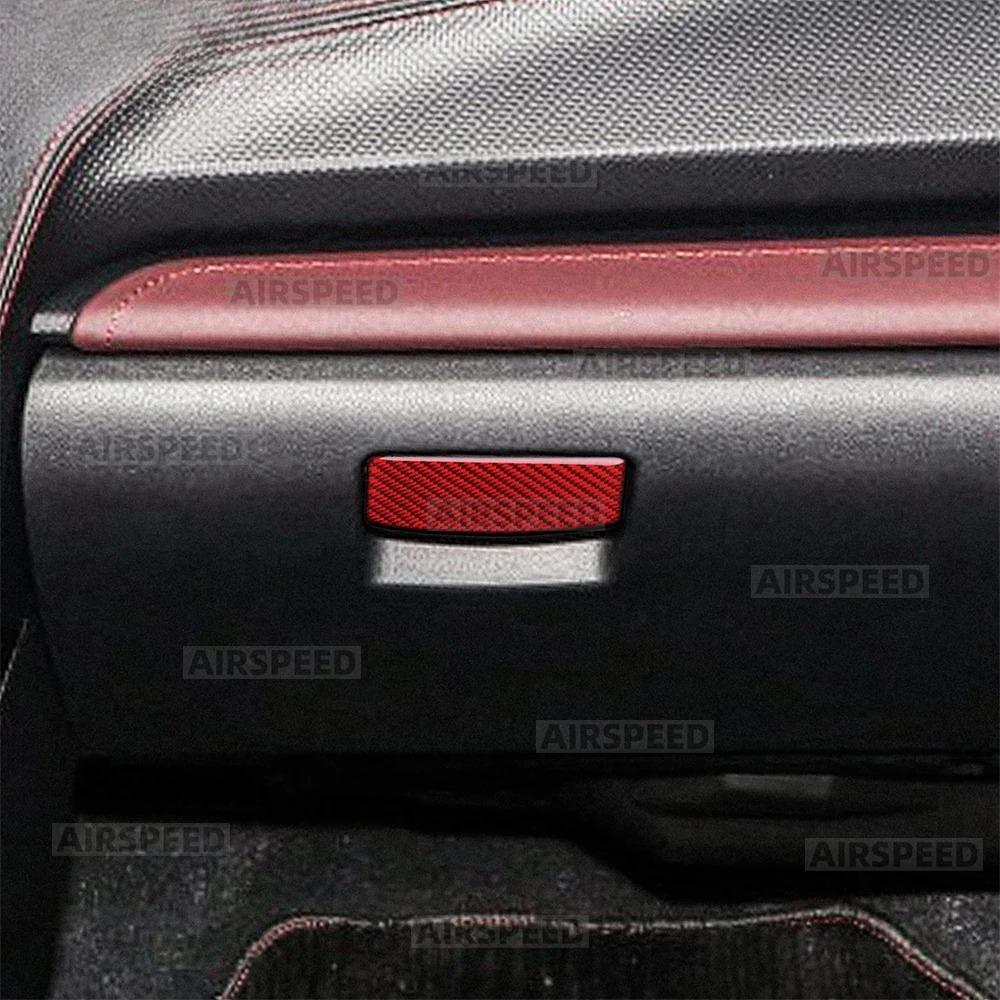 Carbon Fiber Interior Sticker for Subaru Forester 2019-2024 LHD RHD Passenger Box Switch Trim Cover