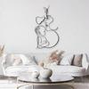 Vintage Metal Wall Art Modern Home Decor Living Room Indoor Sculpture