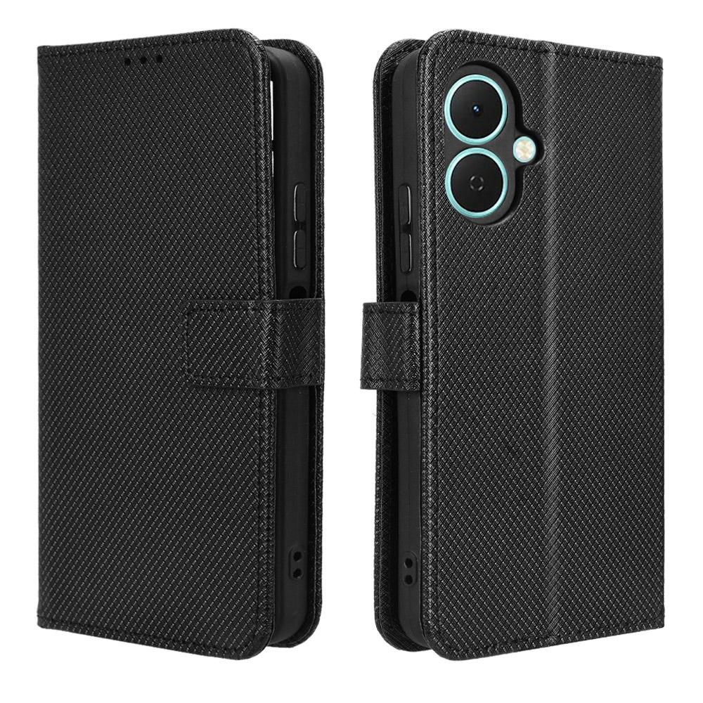 Flipové pouzdro pro Tecno Spark Go 2 PU kůže Ochrana celého těla S [Blokováním RFID] Nárazuvzdorné Odolné Retro Pouzdro na telefon