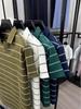 2026 Seagull Collar Striped Polo Shirt for Men - Short Sleeve Summer Lapel Tee for Dad
