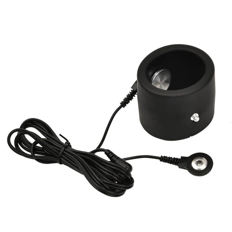 Adult Sexy Men's Silicone Electric Shock Scrotum Binding Device Sperm Locking Delay Stimulation Testicle Set Sex Toy Supplies