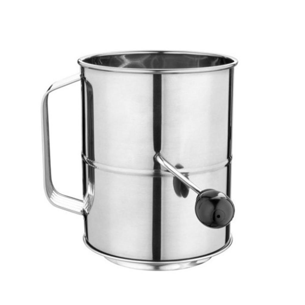 The Kitchen Companion A Large Capacity Stainless Steel Flour Sifter That Delivers Consistent Results Every Time