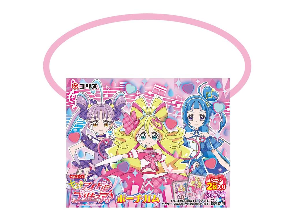 Coris Kimi to Idol Precure Pouch Gum Candy (12 pieces) - Toy/Gum