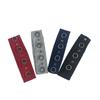 Elastische Punk Metal Oogjes Hoofdband, Unisex Brede Stretch Klinknagel Haarband, Retro Straat Sport Zweet Hoofdband