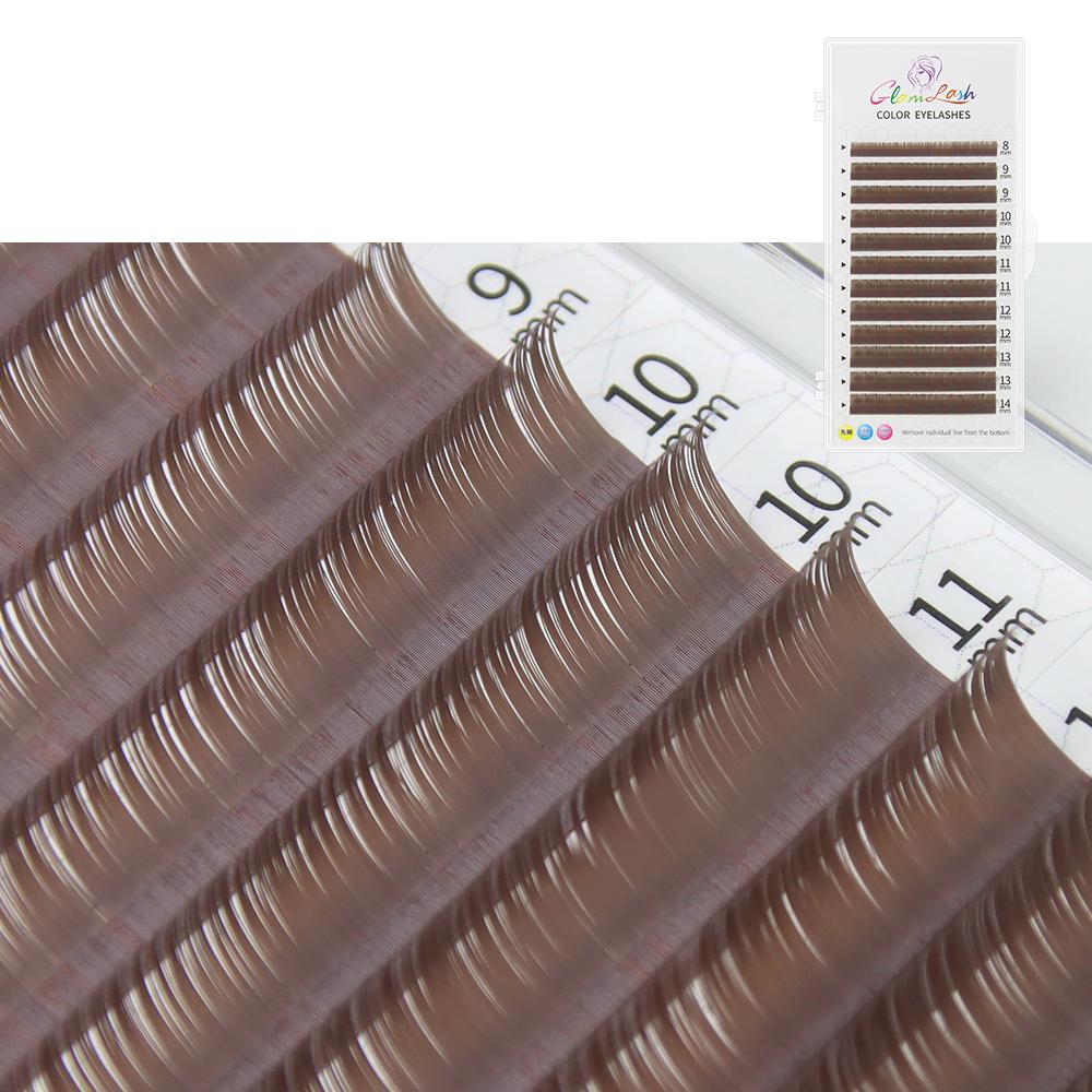 

Цветные ресницы Литературные Моранди Серые Индивидуальные натуральные накладные красочные ресницы C&0.07mm&8-14mm MIX