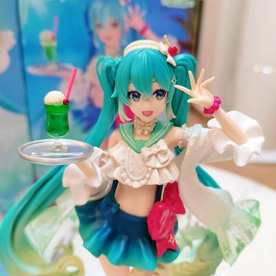 New Hatsune Miku Anime Figure Toys Creative Figure SweetSweets MIKU Kawaii Cartoon PVC Action Figurine Model Dolls Birthday Gift