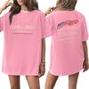 Women's Casual Printed Round Neck Pullover Short Sleeve Top