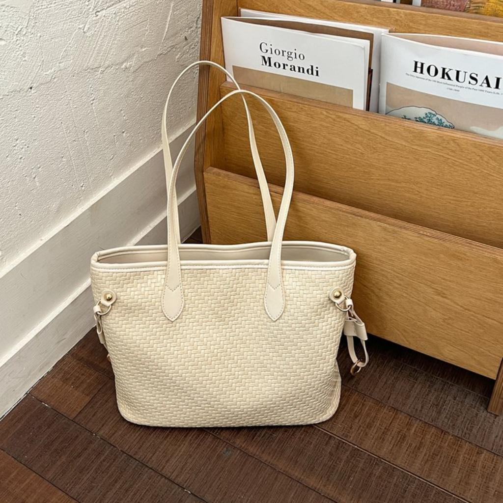 Tote Bag Unisex PU Large Capacity Office Daily
