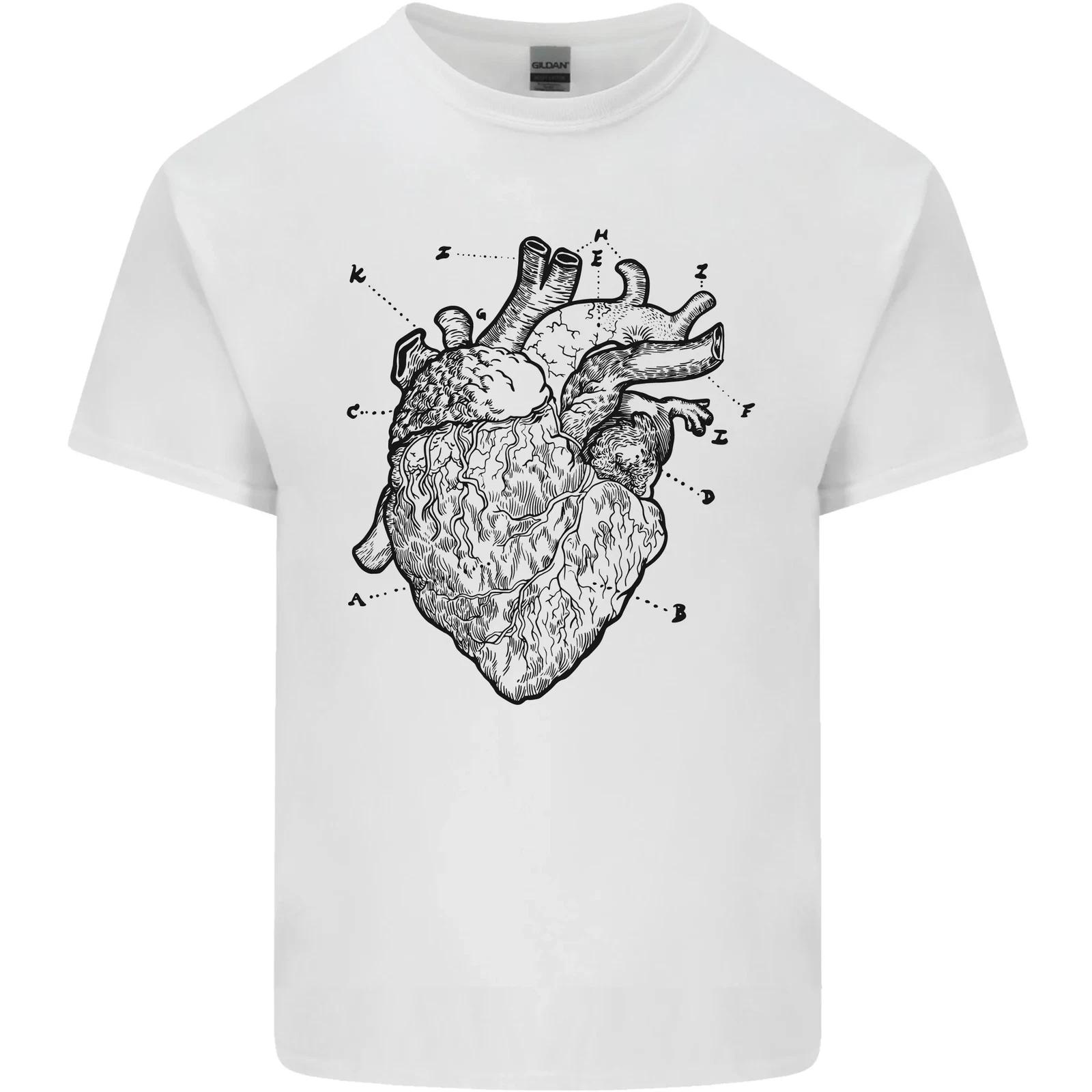 Heart Diagram Kids T-Shirt Childrens 2XL