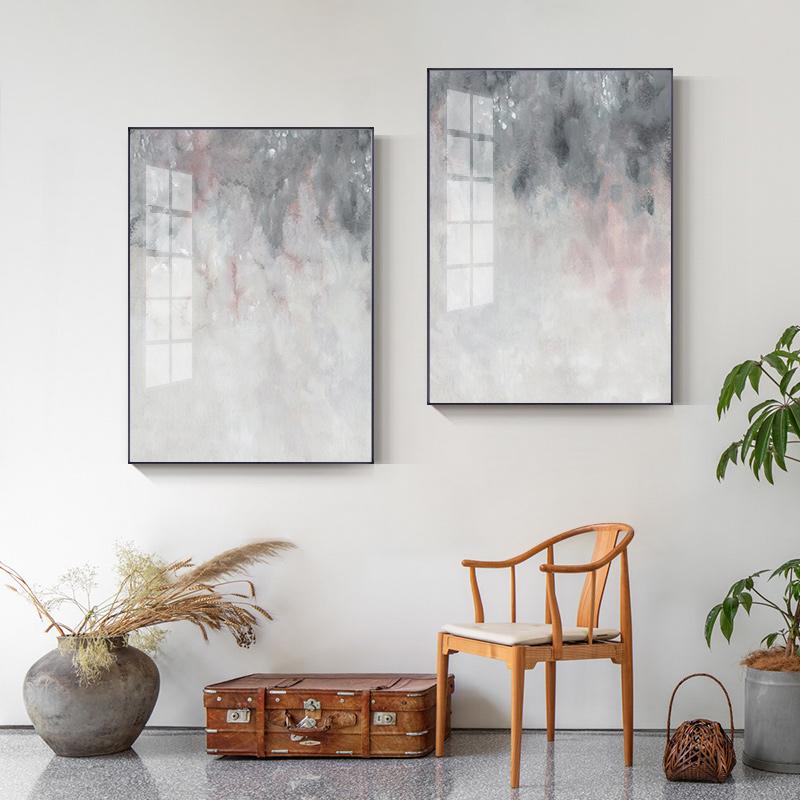 Colorful Ink Abstract Wall Art Canvas Poster and Print Modern Artwork Picture Painting Contemporary Nordic Home Room Decoration