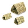 Rabbit Grass House Rabbit Tunnel Tube Nest Straw Waving Chew Toy for Hamsters