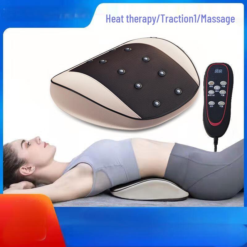 Kangzuo Upgraded Lumbar Massager with Airbag, Heat, and Vibration CN plug (adapter included)